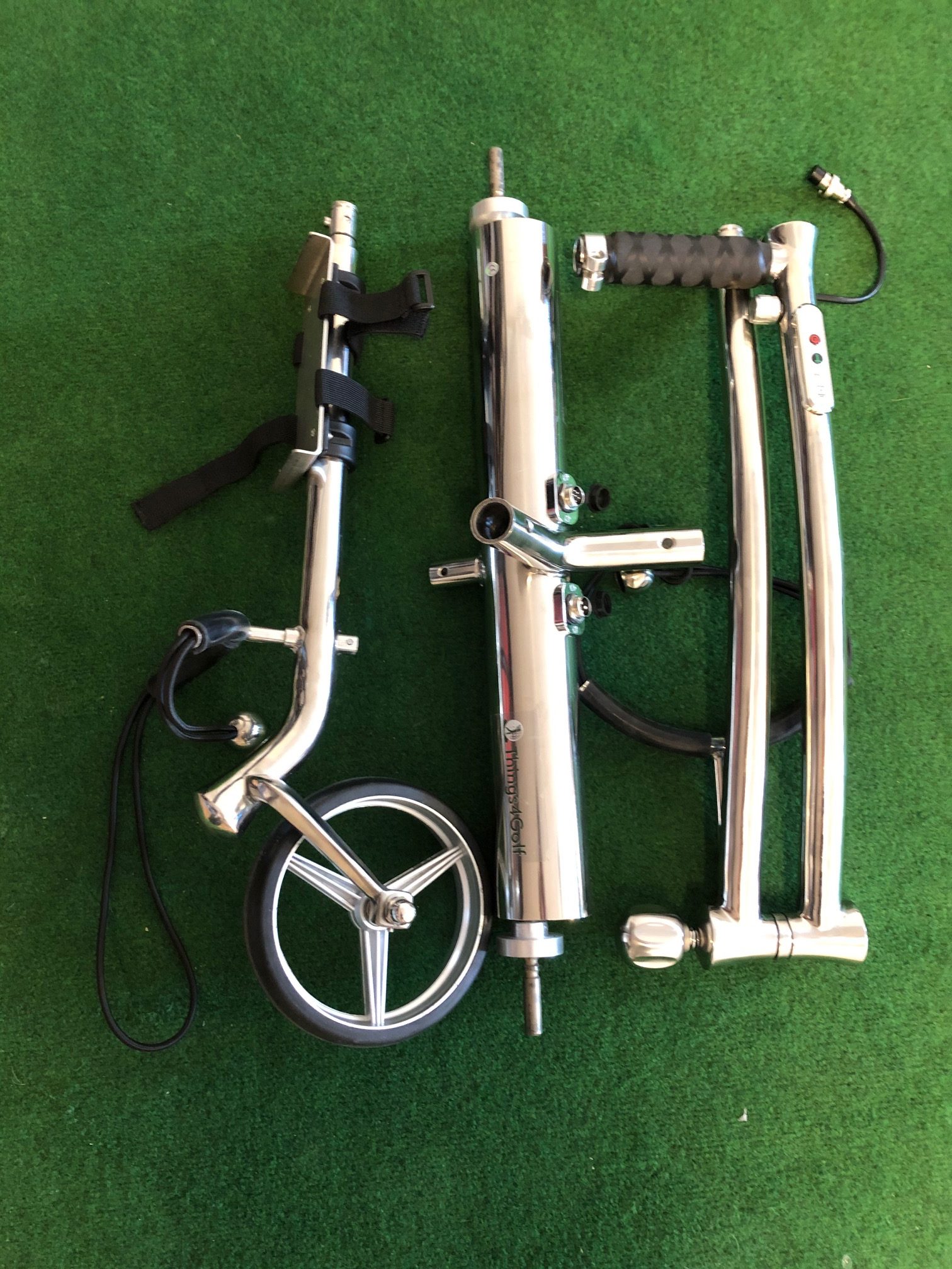 T4G GT3 Electrische Golftrolley RVS (remote) "Package Deal" - Afbeelding 14