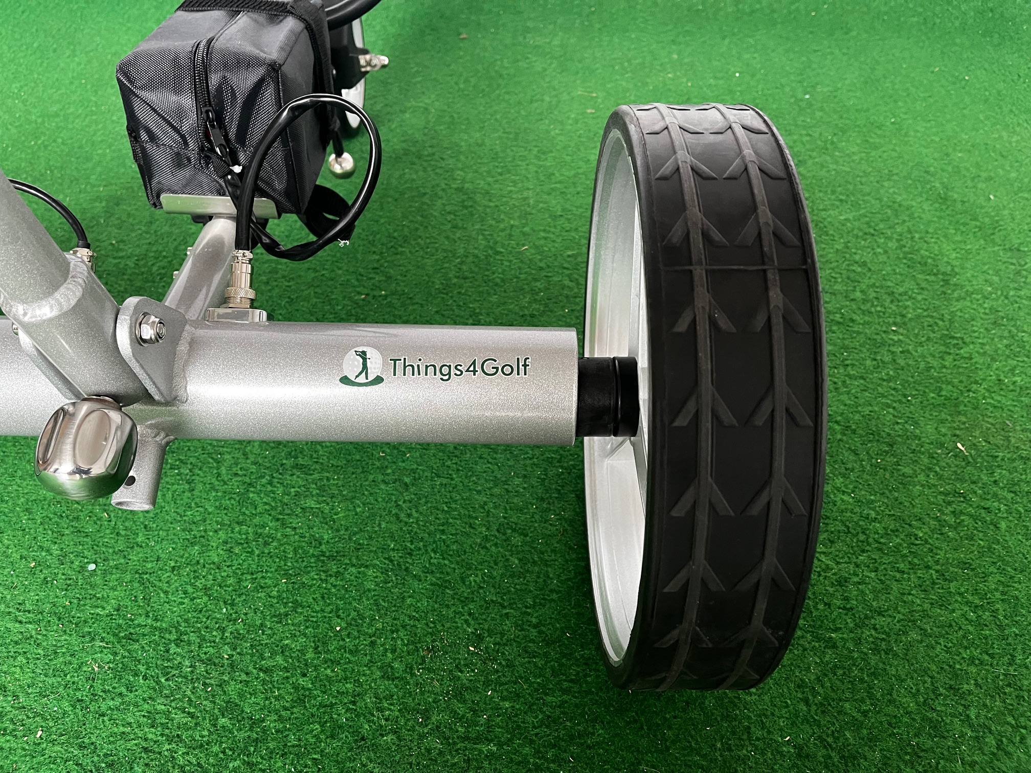 T4G GT5 Electrische Golftrolley ALU (remote) "Package deal" - Afbeelding 4