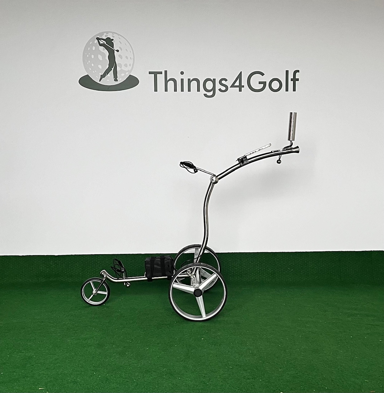 T4G GT2 Electrische Golftrolley RVS (remote) "Package Deal" - Afbeelding 2