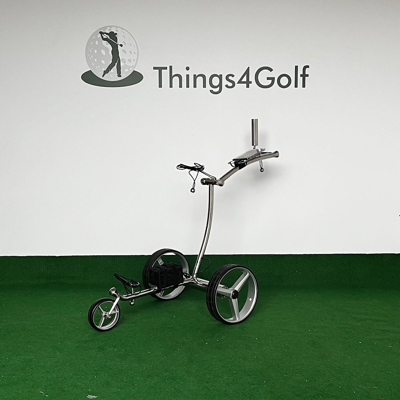 T4G GT3 Electrische Golftrolley RVS (remote) "Package Deal"