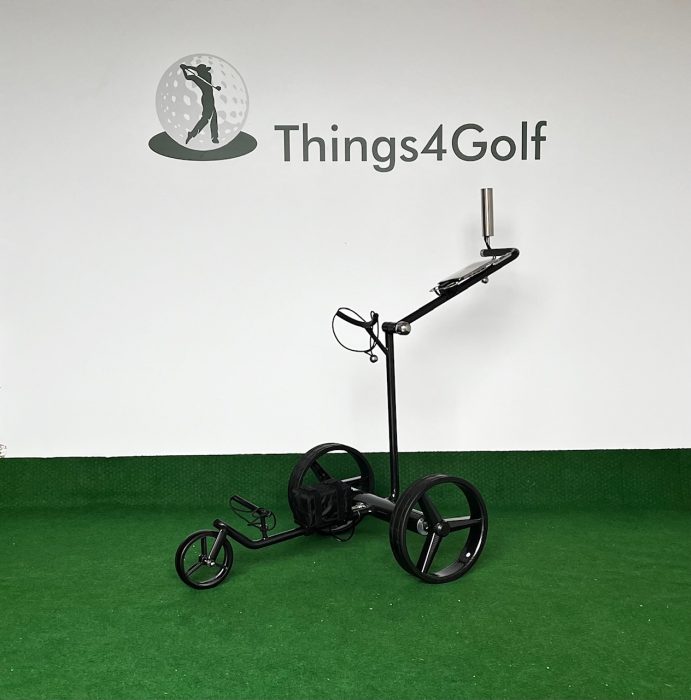 T4G GT10 Electrische Golftrolley Carbon (remote) "Package deal"