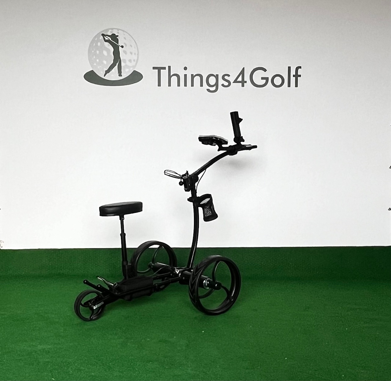 T4G GT6 Electrische Golftrolley Alu (remote) "Package deal"