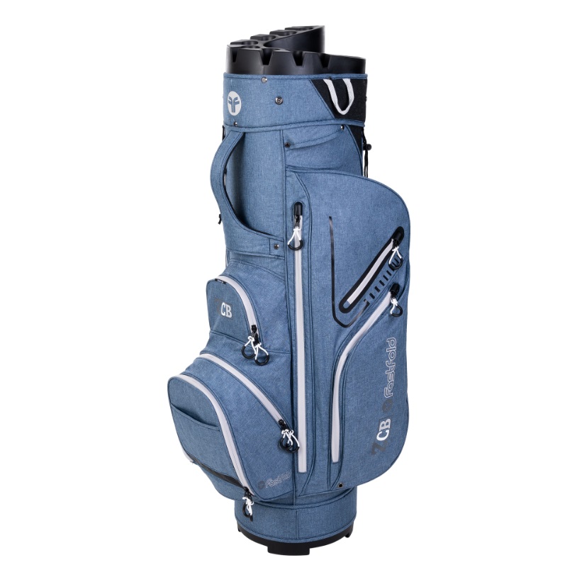 Combi: T4G GT5 Electrische Golftrolley ALU (remote) met FastFold ZCB Cartbag - Afbeelding 4